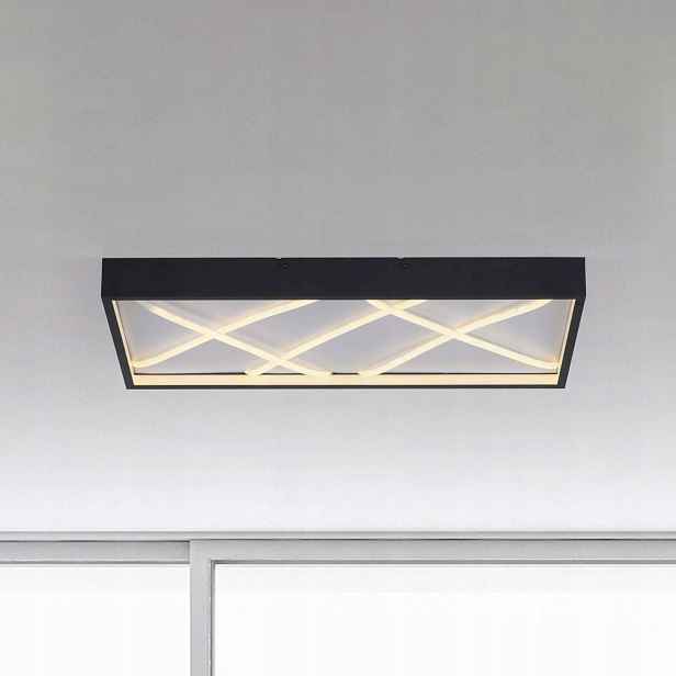 Just Light. stropní svítidlo Led Mikado, 60 x 30 cm, černá Just Light. GmbH