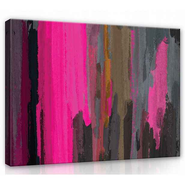 Obraz Na Plátně Canvas 70x50 Abstrakce Umění Moderní Pásy Skvrny