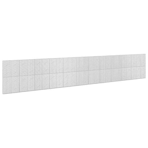 vidaXL Gabion s drátem 3,5 mm a síťkou 5x5 cm 1150x10x200 cm