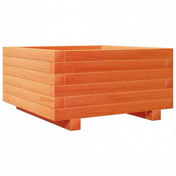 vidaXL Zahradní truhlík voskově hnědý 50x50x26,5 cm masivní borovice