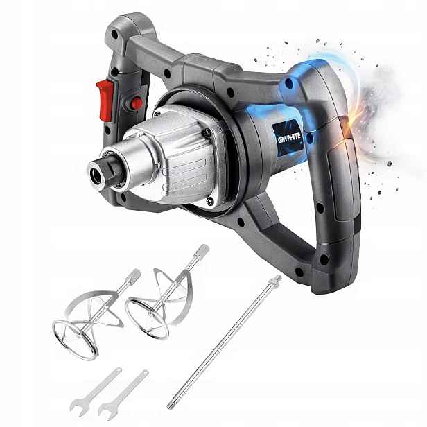 Míchačka 1250 W, 400-800 MIN-1 58 G 783 Graphite Míchadlo Na Lepicí Maltu