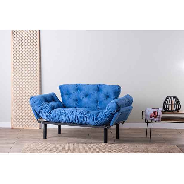 Dvoumístná rozkládací pohovka Nitta - Blue