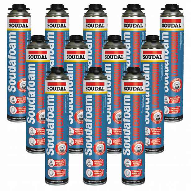 Montážní pěna Soudal Nízkotlaká pistolová pěna 750 ml Karton 12 Ks