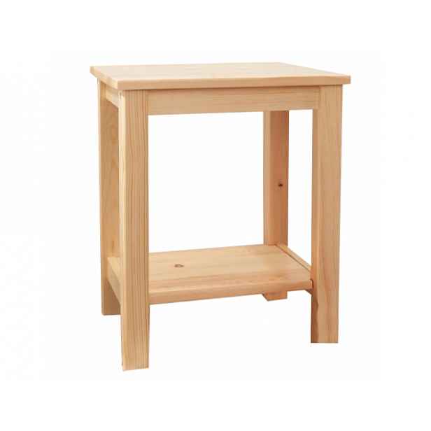 Noční stolek Relin, přírodní borovice