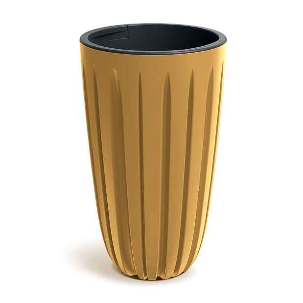 Prosperplast Plastový květináč Warios 29x50 cm hořčicový