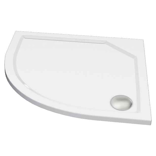 Vanička sprchová Wecco QUADRANT-M 900×900 mm R 550 litý mramor