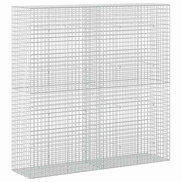 vidaXL Gabion s drátem 3,5 mm a síťkou 5x5 cm 200x50x200 cm