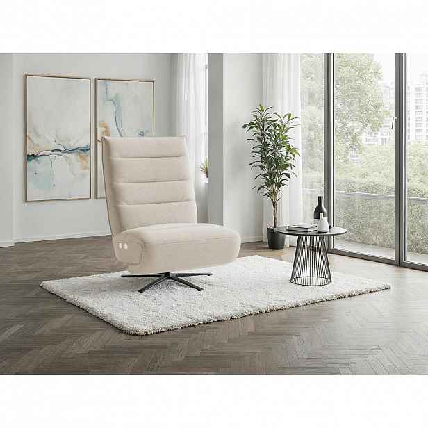 Sit & More RELAXAČNÍ KŘESLO, textil, pískové barvy