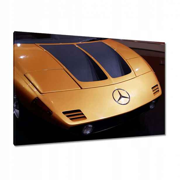 Obrazy 120x80 Žlutý Sportovní Mercedes