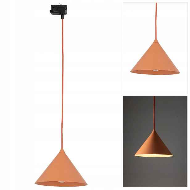 Černý kolejnicový reflektor Tracer Cono s loftovým stylem v kuchyni Tk Lighting