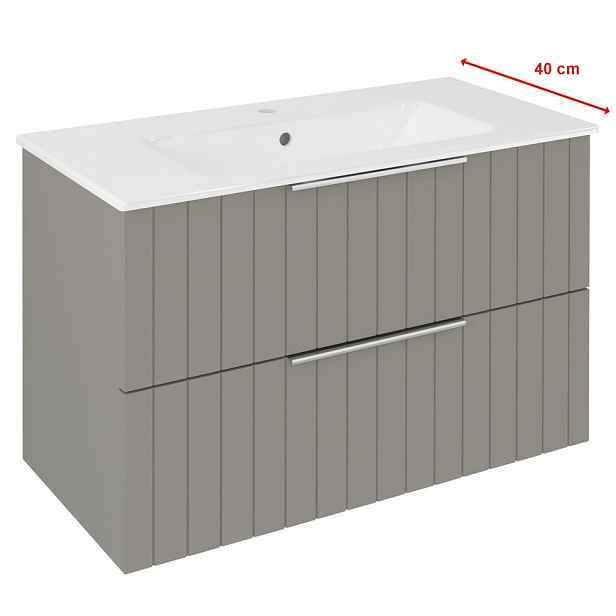 Sapho CIRASA STRIP umyvadlová skříňka 78x54x39cm, agila