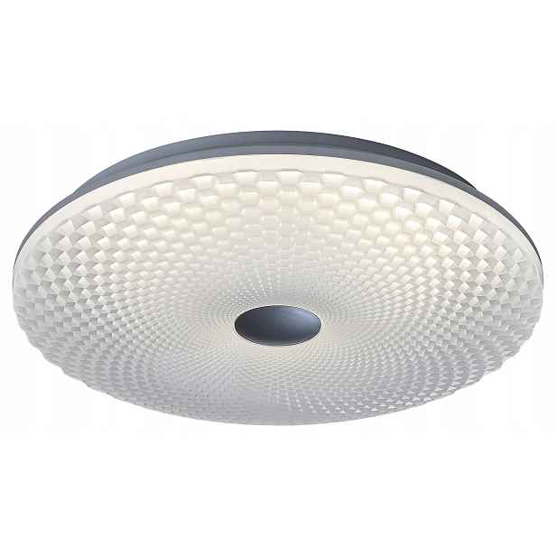 Stropní Svítidlo 24W moderní stříbrný bílý kulatý 40 cm 4000K Rabalux