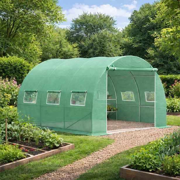 Zahradní fóliovník BestBerg BBGT-6G / 6 m² / 3 x 2 x 2 m / zelená