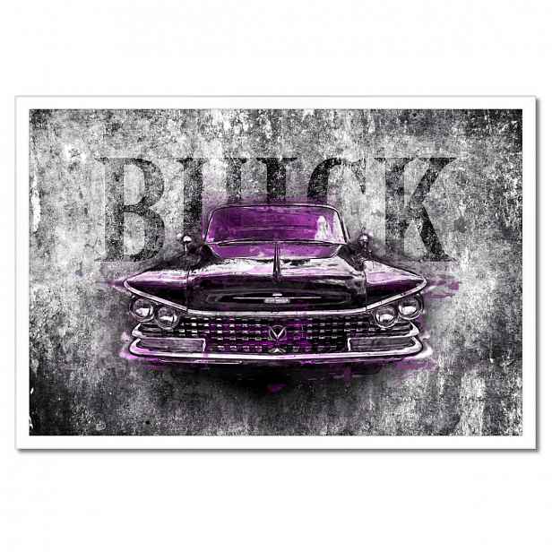 Plakáty v rámu 60x40 Fialový Buick