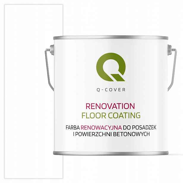 Barva Pro Renovaci Podlah Z Betonu Bílá Silniční Ral 9016 Polomatná 5L