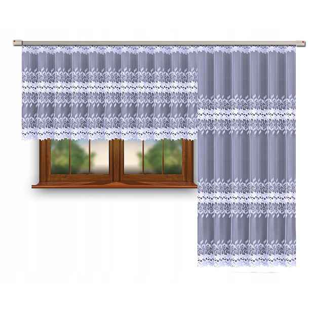 Hotová Záclona Žakár KPL.250X200+120X300 648107 P
