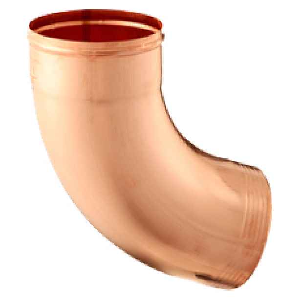 Koleno jednodílné Cu Zambelli 72° průměr 120 mm