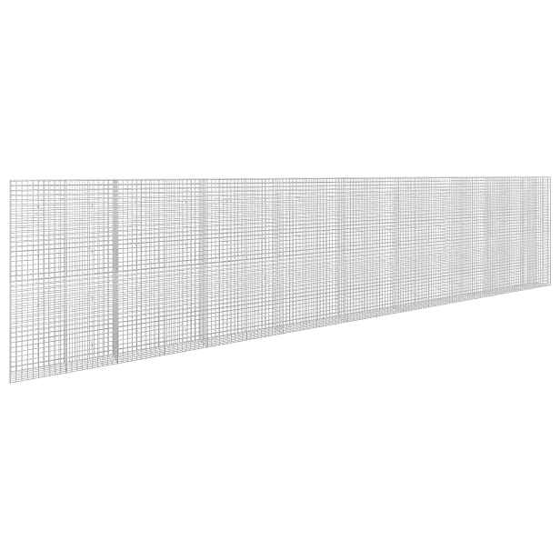 vidaXL Gabion s drátem 3,5 mm a síťkou 5x5 cm 850x30x200 cm