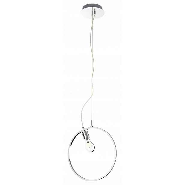 Závěsná lampa kruhová Led chrom E27 Apeti Candellux