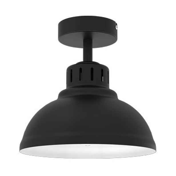 Luminex Stropní svítidlo Sven černá matná E27 15W IP20