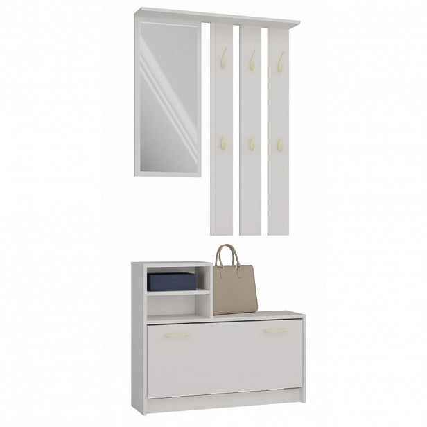 RAUMHIRSCH FURNITURE ŠATNÍK praktická šatníková sestava se zrcadlem Kaschmir 85/180/24