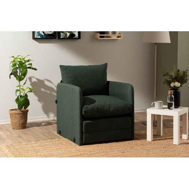 Rozkládací křeslo Saga Single - Green