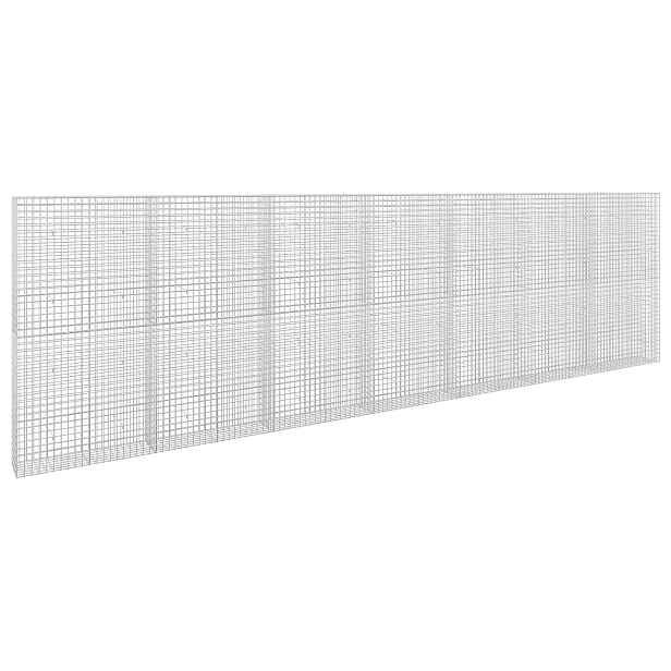 vidaXL Gabion s drátem 3,5 mm a síťkou 5x5 cm 700x30x200 cm