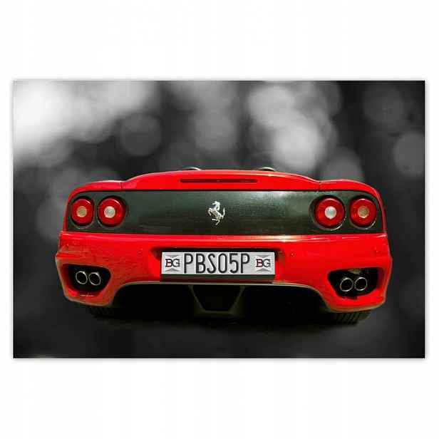 Plakáty 200x135 Červené Ferrari