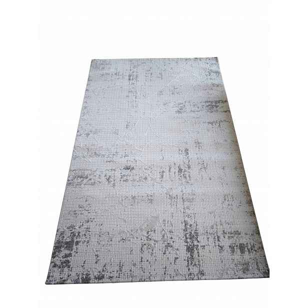 Koberec do obývacího pokoje 160 x 230 cm, loftový vzor s plyšovými štětinami, kvalita