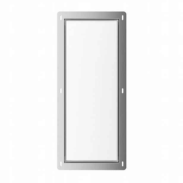 Kartáčová skříňka „s“ Levá – Bílé Sklo, Minimalistický design