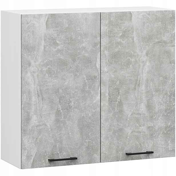 Skříň Oliwia W80 H720 Bílá Beton Akd
