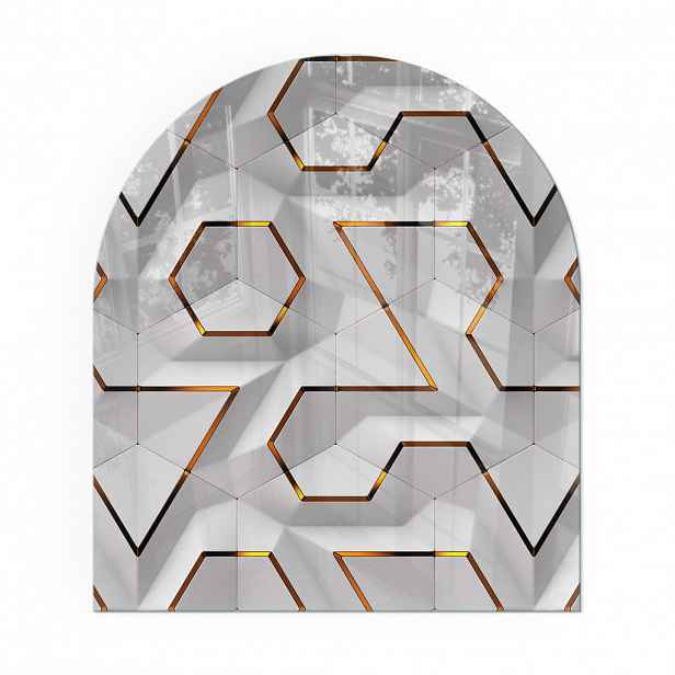 TULUP PODLOŽKA POD KRB 80x70 cm - Geometrický 3D vzor