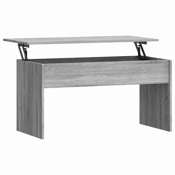 vidaXL Konferenční stolek šedý sonoma 102x50,5x52,5cm kompozitní dřevo
