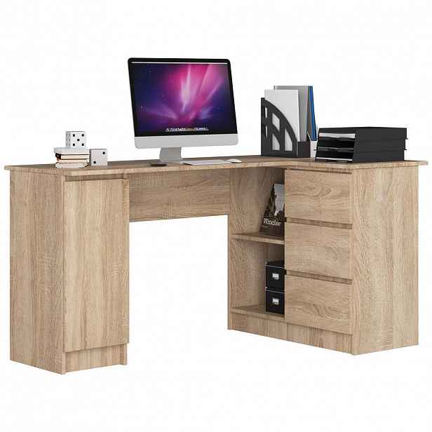 RAUMHIRSCH FURNITURE PSACÍ STŮL dub Sonoma 77/155/85