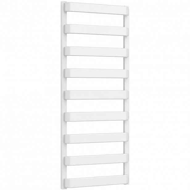 Koupelnový radiátor Adriano - boční připojení - 520 W - bílá lesklá - 1200x500 mm
