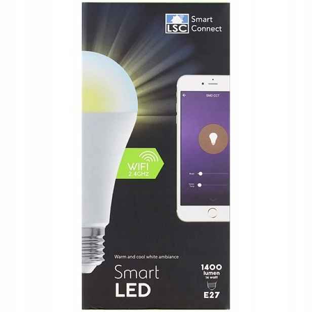 Smart Žárovka Wifi Led 14W E27 1400 lumenů 2,4 GHz
