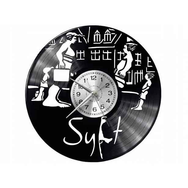 Sylt Dárek Originální dekorace do domu Hodiny z vinylové desky
