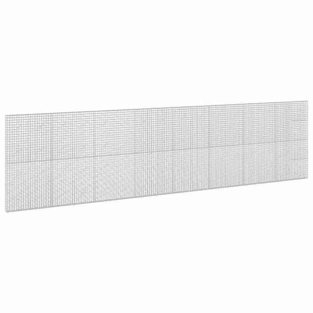 vidaXL Gabion s drátem 3,5 mm a síťkou 5x5 cm 800x10x200 cm