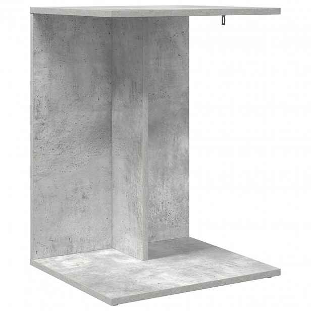 vidaXL Boční stůl Betonově šedá 45 x 40 x 62,5 cm Kompozitní dřevo
