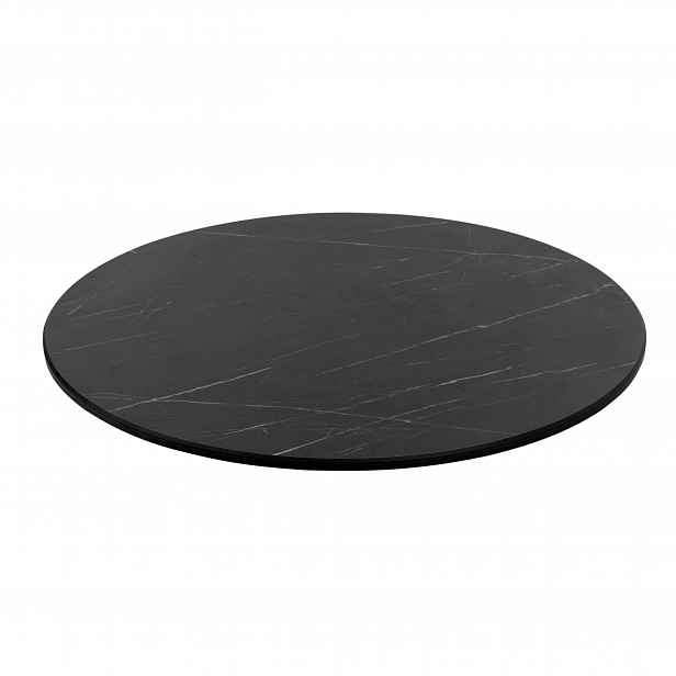 Deska stolu Compact 60 x 1,2 cm, černý mramor