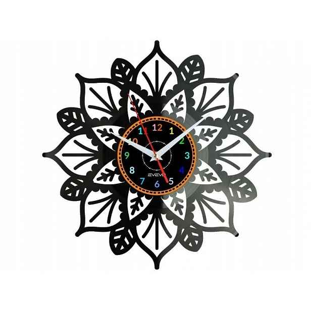 Mandala Květ Květiny Nápad na Dárek Nástěnná Dekorace z vinylové desky