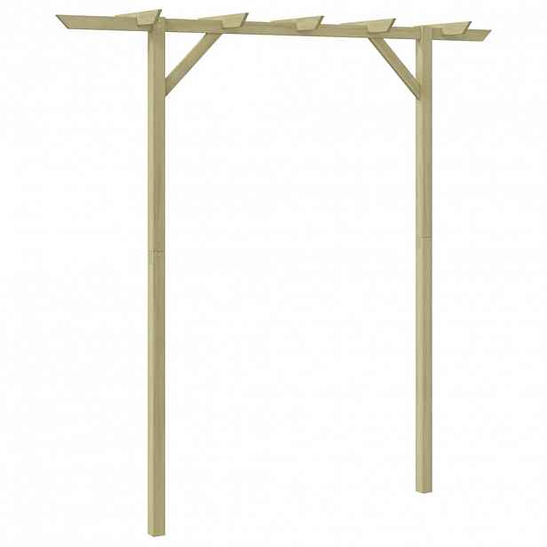 vidaXL Zahradní pergola 205 x 40 x 203 cm dřevo