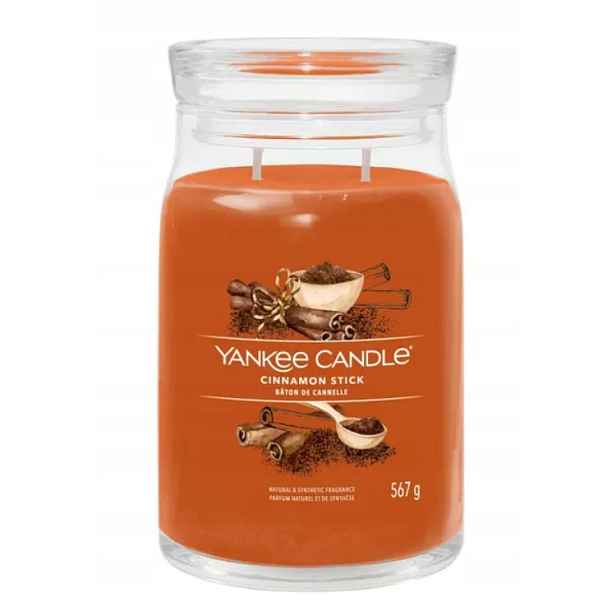 Yankee Candle Signature Cinnamon Stick Vonná svíčka sójová Velká 567 g