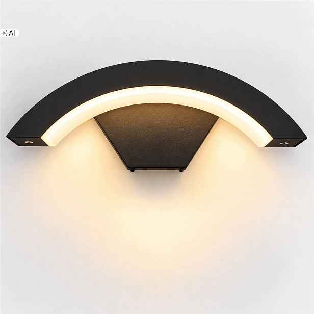 18W Venkovní nástěnné svítidlo Led Fasádní lampa Zahradní pohybový senzor IP65