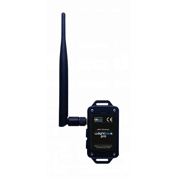 Bezdrátový Led stmívač µWiFi 12-24 V DC (120 W) s externí anténou