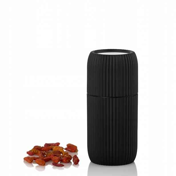 Kráječ AdHoc Scape mlýnek na chilli papričky a bylinky černý 12x5,5 cm