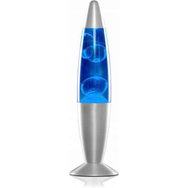 Lava Lampa 34 cm Modrá Dekorativní Retro
