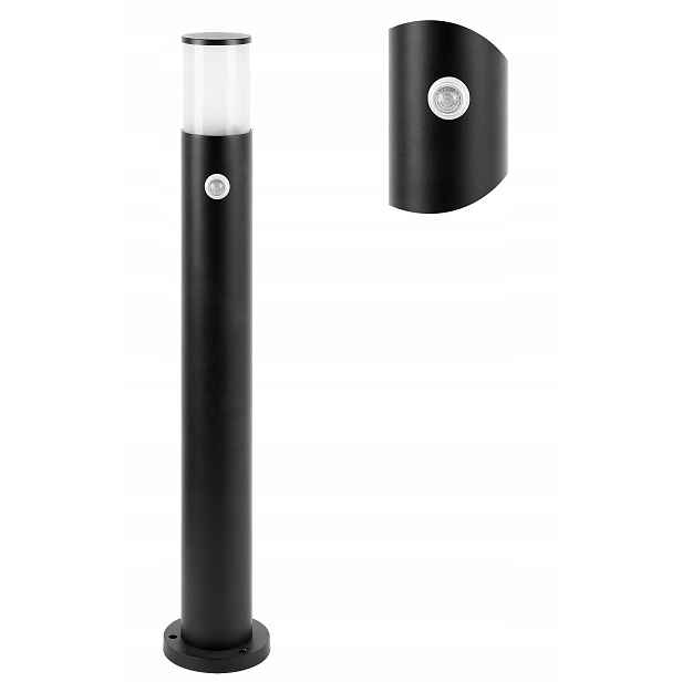 Led osvětlovací sloupek Zahradní lampa s pohybovým senzorem E27 15W IP54 80 cm