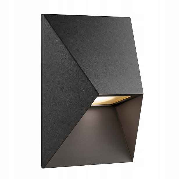 Nástěnná nástěnná lampa černá IP54 Pohyblivá pro zahradu GU10 Pontio Nordlux