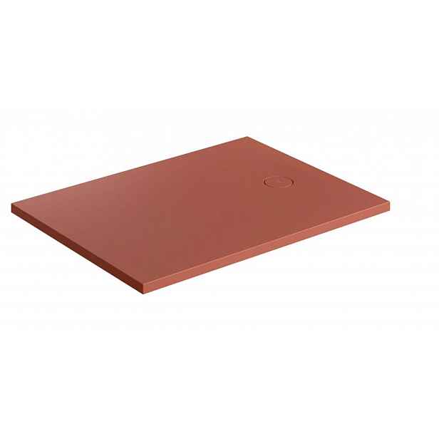 OMNIRES Aquarock M+ - Sprchová vanička 80x100 cm, červená AQUAROCK80-100TE